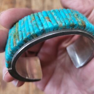 Sterling silver Turquoise cuff bracelet